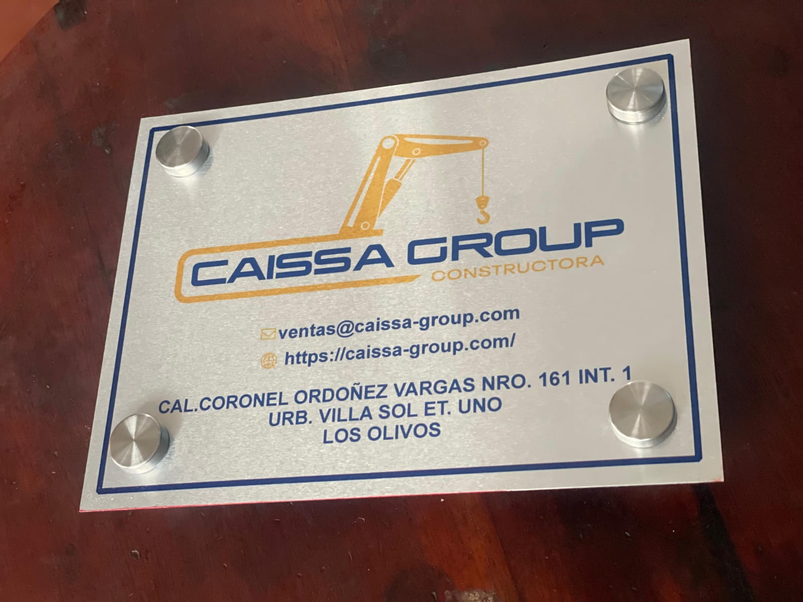 Placa Metálica